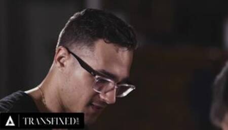 TRANSFIXED - Korra Del Rio Gets Caught Jerking Off By Her Stepbro's Curious Cis Roommate!