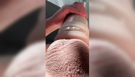 Teen Close-up Fleshlight Fucking
