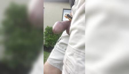 A Walk Outside With My Penis In A Cable Clamp