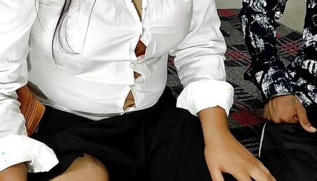 Indian School Girl Is Desperate For Hardcore Sex with Teacher