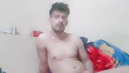 Hot dad masturbating hard