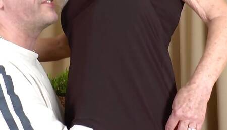Real German amateur with a sensual experienced woman with a