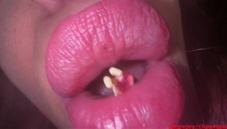 Greedy Giantess devours entire family! wmv