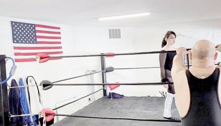 Mixed wrestling and Ballbusting!