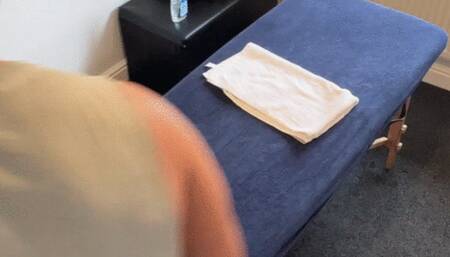 Brunette Bombshell Daisy Wears Sexy Lingerie for This Massage