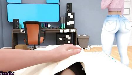 Sexbot 2 Sneaky Blowjob