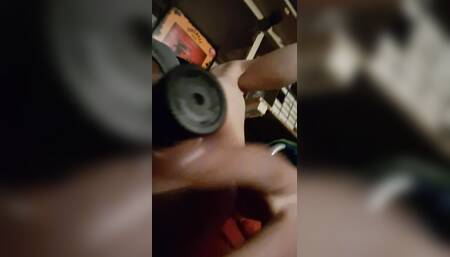 Fun with my old purple vibrator