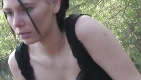 Barely legal Ava Martens a horny girl with two nice tits