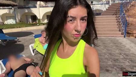 Gym-Loving Girl Can't Get Enough: Cum on Her Face - Cumwalk