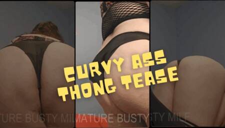 Curvy Ass Worship and Thong Tease 720p