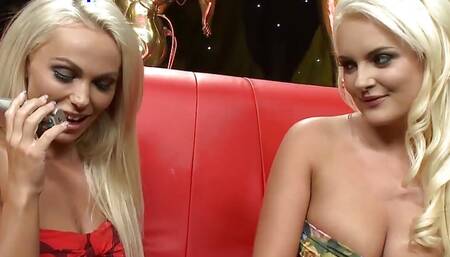 Caprice Jane and Tye Thornton are blonde lesbians