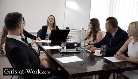 Liza Del Sierra gets Naughty after the Work Meeting