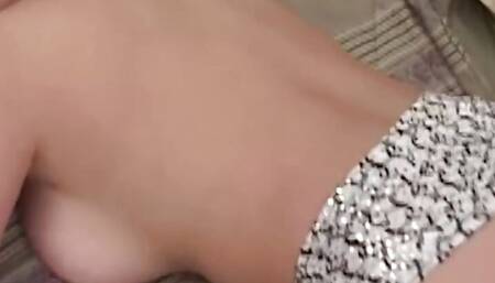 A Curvy Asian Brunette Gets Interviewed and Banged by an Older Grey Guy