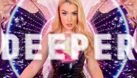 DEEPER - Guided Meditation Domination Mesmerize Countdown Shiny PVC JOI Sensual Femdom