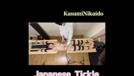Kasumi Nikaidou - Tickling a super cute girl on the restraint bed with lotion
