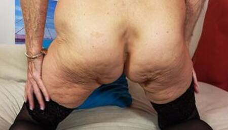 skinny old grandma first time naked on video