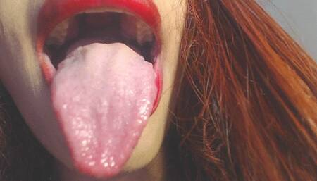 Long Tongue Twirl Twist and Spit