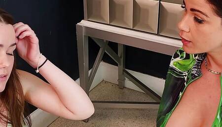 Stepmom Sucks Cock with My Girlfriend