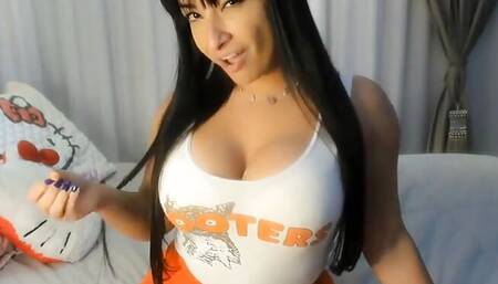 Sexy Hooters Girl JOI