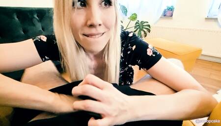 Try Not to Cum! Amazing Deepthroat Blowjob Ends with Crazy Cumshot