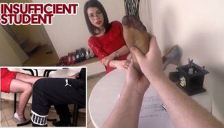 Insufficient student (Footsie and Foot Domination) - FULL HD