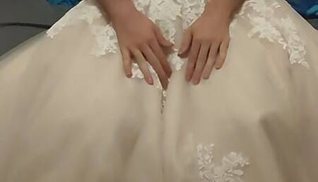 Taking Former Bride's Used Wedding Dress to Bed