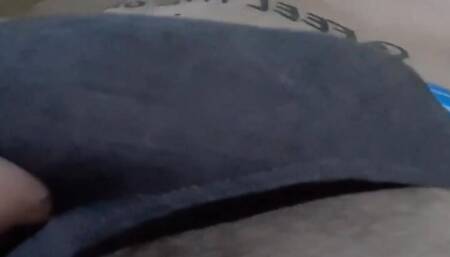 Underwear. Sniffing my underwear pov.