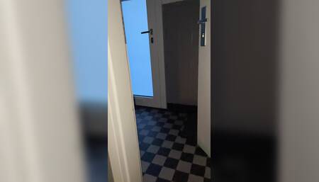 Jerking off in the basement
