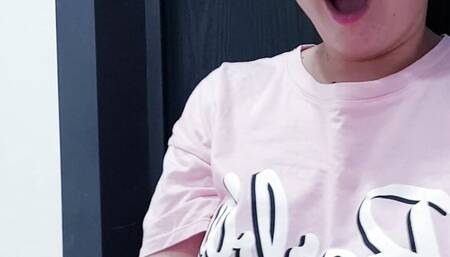 Sneaky orgasm during my step brother's party!!