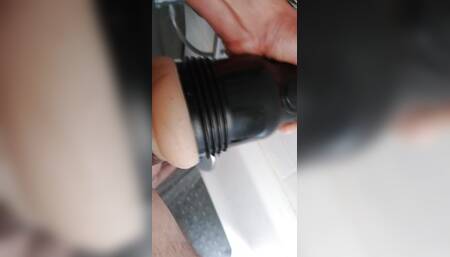 Punk Fucks Fleslight In The Shower