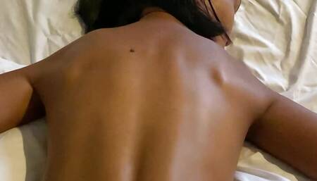 My Slim Asian Teen girl friend offers her Ass for first time and she gets a hard Pain anal fuck