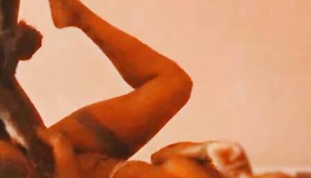 Black step mom sucks and rides step son's fat cock