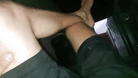 Hot Boy showing body and show cock below job