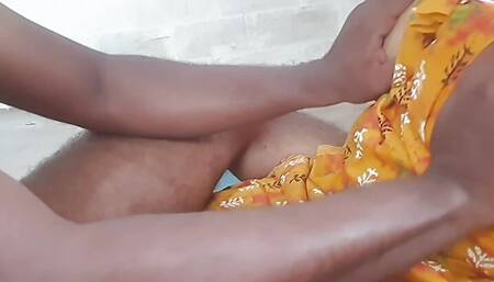 Step mom and Step son kissing and having sex very relaxed way