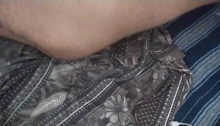 Enlarging self breast for satisfaction and feeling horny