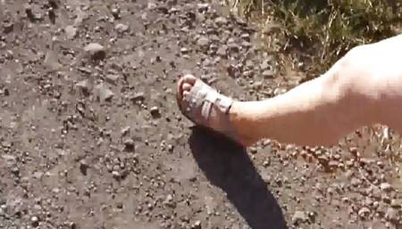 Naturist Walk on the Forest