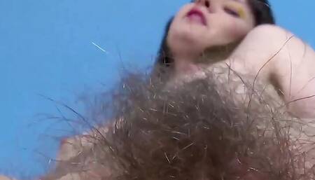 Cute Petite Hairy Girls Anal Toy