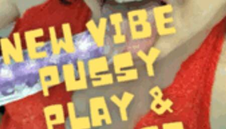 Squirting Play with New Vibe