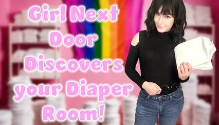 Trans Girl Next Door Discovers Your Gay Diaper Room