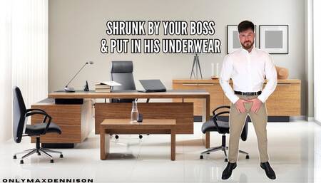 shrunk by your boss & put in his underwear