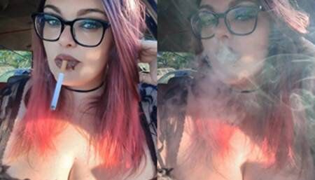 Smoking a 100 with the windows rolled up