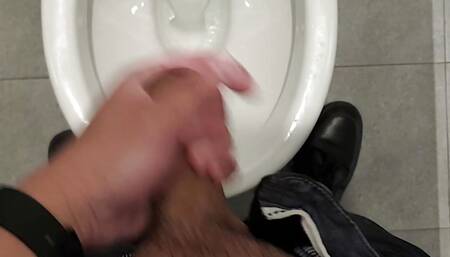 Lunch time toilet stall cum