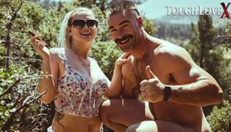 Hide and fuck with busty blonde Emily Right