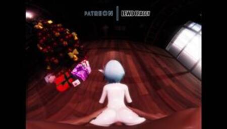 Genshin Impact - Eula's Xmas Present [VR 4K UNCENSORED HENTAI]