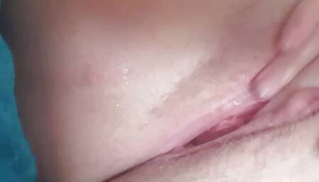 Young German teen masturbates wildly until the juice squirts out of her cunt