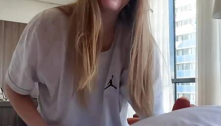 POV came to suck from the next room