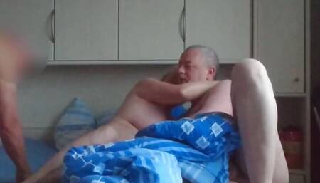 Good morning threesome with two retirees - part 1