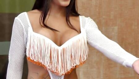 Tgirl Drika Lima Gets Double Penetrated in This Hot Interracial Threesome