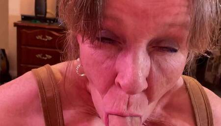 Granny Carmen Angel Giving a Steamy Blowjob (04172022-CM)