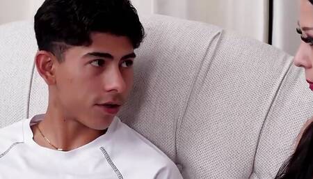 Hot Stepmother Fucked by Pervert Doctor and Teaching Sex to Her Stepson